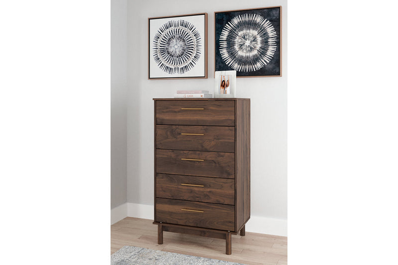 Calverson Mocha Platform Bedroom Set from Ashley - Luna Furniture