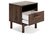 Calverson Mocha Platform Bedroom Set from Ashley - Luna Furniture