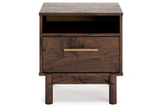 Calverson Mocha Platform Bedroom Set from Ashley - Luna Furniture