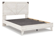 Shawburn Whitewash and Charcoal Gray Platform Bedroom Set from Ashley - Luna Furniture