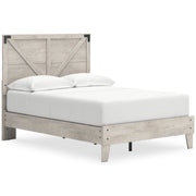 Shawburn Whitewash Full Platform Bed from Ashley - Luna Furniture
