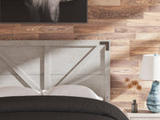 Shawburn Whitewash Full Platform Bed from Ashley - Luna Furniture