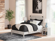 Shawburn Whitewash Full Platform Bed from Ashley - Luna Furniture