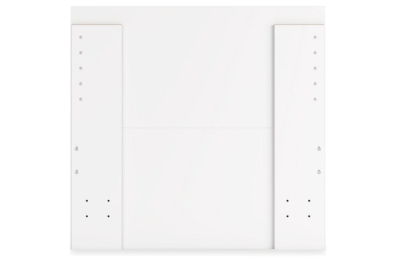 Onita White Twin Panel Platform Bed -  Ashley - Luna Furniture