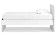 Onita White Twin Panel Platform Bed -  Ashley - Luna Furniture