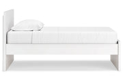 Onita White Twin Panel Platform Bed -  Ashley - Luna Furniture