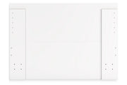 Onita White Full Panel Platform Bed with 1 Side Storage -  Ashley - Luna Furniture