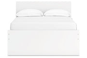 Onita White Full Panel Platform Bed with 2 Side Storage from Ashley - Luna Furniture
