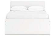 Onita White Full Panel Platform Bed with 2 Side Storage from Ashley - Luna Furniture