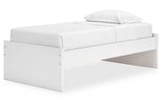 Onita White Twin Platform Bed from Ashley - Luna Furniture