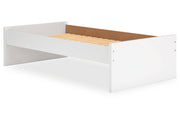 Onita White Twin Platform Bed from Ashley - Luna Furniture