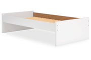 Onita White Twin Platform Bed from Ashley - Luna Furniture