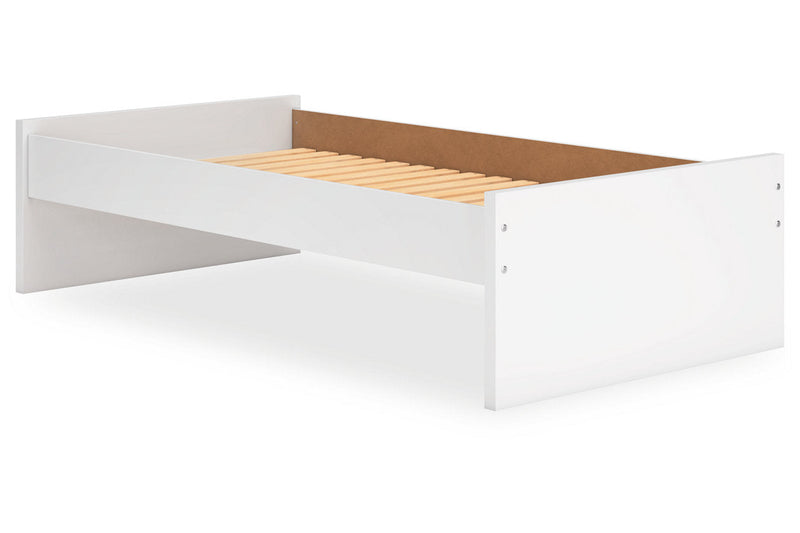 Onita White Twin Platform Bed from Ashley - Luna Furniture