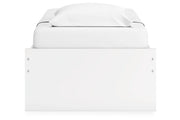 Onita White Twin Platform Bed from Ashley - Luna Furniture