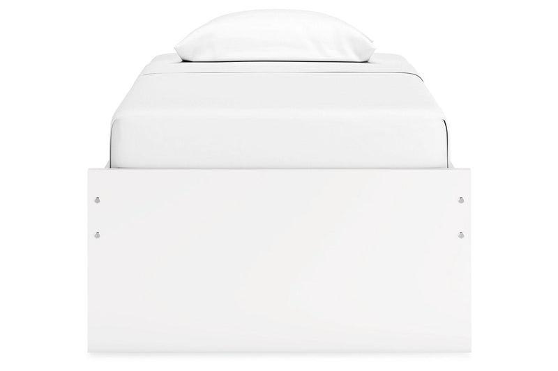 Onita White Twin Platform Bed -  Ashley - Luna Furniture