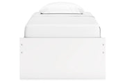 Onita White Twin Platform Bed from Ashley - Luna Furniture