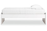 Onita White Twin Platform Bed from Ashley - Luna Furniture