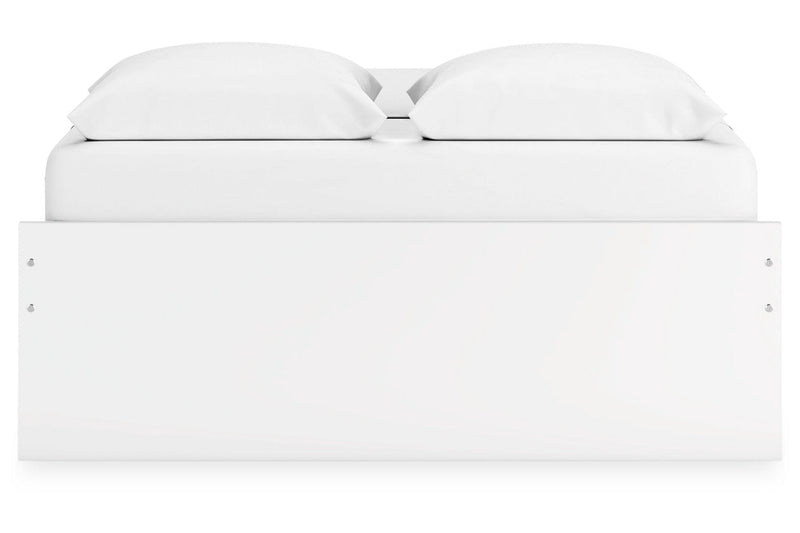 Onita White Queen Platform Bed from Ashley - Luna Furniture