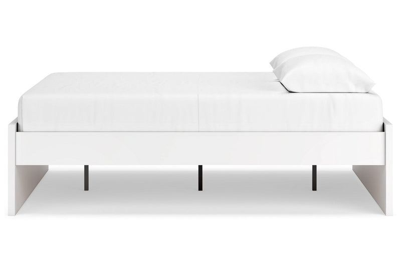 Onita White Queen Platform Bed from Ashley - Luna Furniture