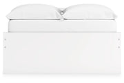 Onita White Full Platform Bed with 2 Side Storage -  Ashley - Luna Furniture