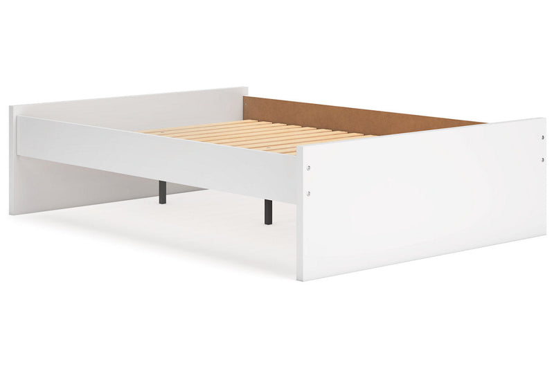 Onita White Full Platform Bed -  Ashley - Luna Furniture