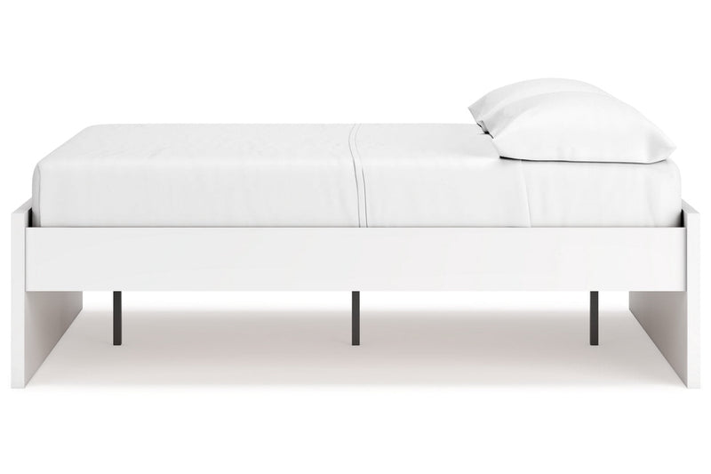 Onita White Full Platform Bed -  Ashley - Luna Furniture