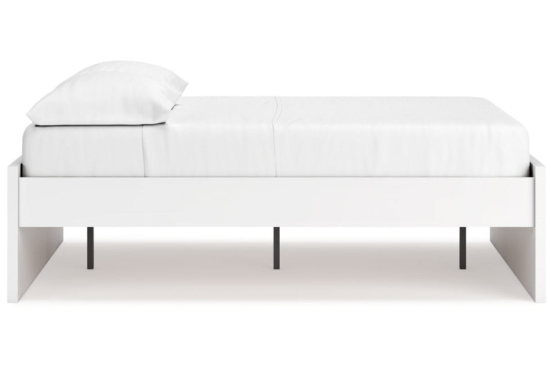 Onita White Full Platform Bed -  Ashley - Luna Furniture
