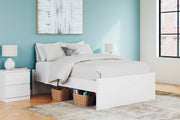 Onita White Full Platform Bed -  Ashley - Luna Furniture