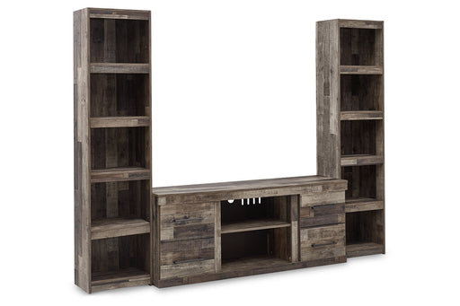 Derekson Multi Gray 3-Piece Entertainment Center -  Ashley - Luna Furniture
