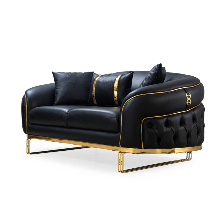 Helena Black Living Room Set