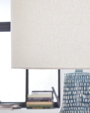 Schylarmont Antique Gray/White 2-Piece Table Lamp Set from Ashley - Luna Furniture