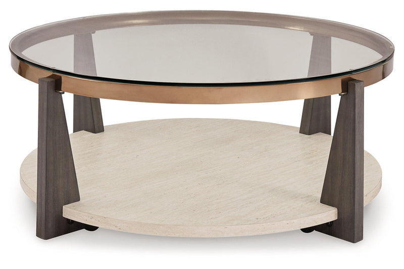 Frazwa Multi Coffee Table and 2 End Tables -  Ashley - Luna Furniture
