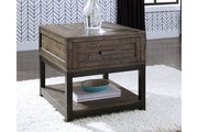 Johurst Grayish Brown Lift-top Coffee Table and 2 End Tables -  Ashley - Luna Furniture