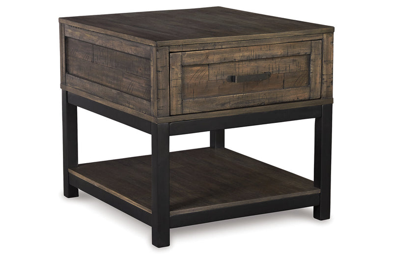 Johurst Grayish Brown Lift-top Coffee Table and 2 End Tables -  Ashley - Luna Furniture