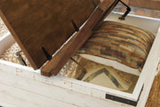 Wystfield White/Brown Coffee Table and 2 End Tables -  Ashley - Luna Furniture