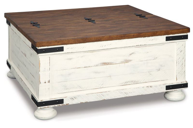 Wystfield White/Brown Coffee Table and 2 End Tables -  Ashley - Luna Furniture