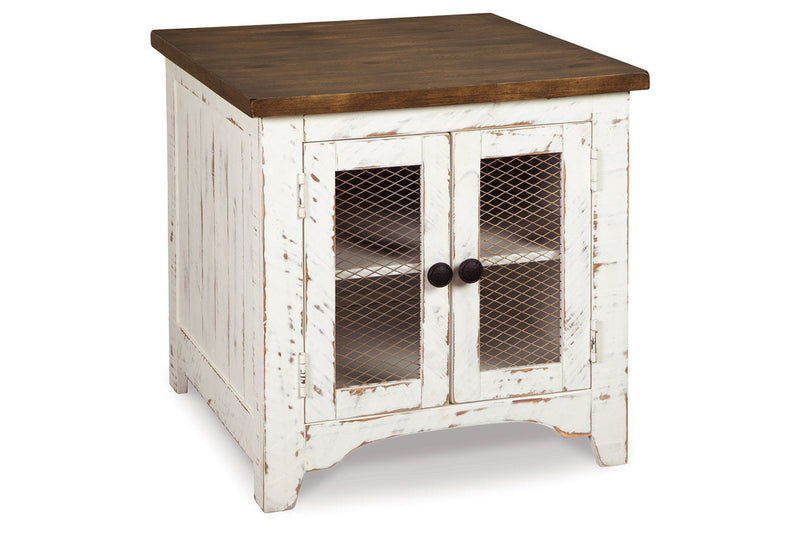 Wystfield White/Brown Coffee Table and 2 End Tables -  Ashley - Luna Furniture