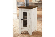 Wystfield White/Brown Coffee Table and 2 Chairside End Tables -  Ashley - Luna Furniture