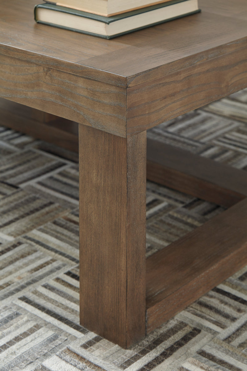 Cariton Coffee Table with 2 End Tables in Gray from Ashley - Luna Furniture