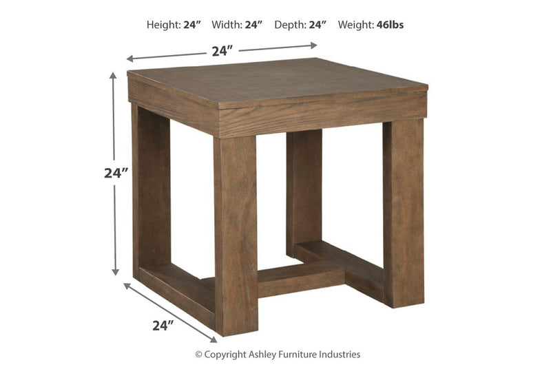 Cariton Gray Coffee Table and 2 End Tables -  Ashley - Luna Furniture
