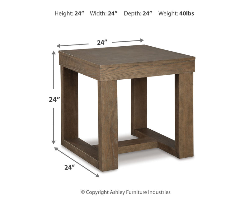 Cariton Coffee Table with 2 End Tables in Gray from Ashley - Luna Furniture