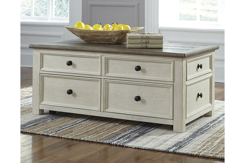 Bolanburg Two-tone Coffee Table and 2 End Tables -  Ashley - Luna Furniture