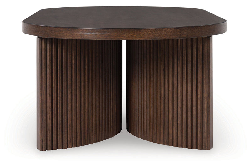 Korestone  Coffee Table and 2 End Tables -  Ashley - Luna Furniture