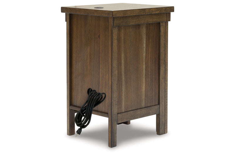 Moriville Grayish Brown Lift-top Coffee Table and 2 Chairside End Tables -  Ashley - Luna Furniture