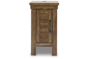 Moriville Grayish Brown Lift-top Coffee Table and 2 Chairside End Tables -  Ashley - Luna Furniture