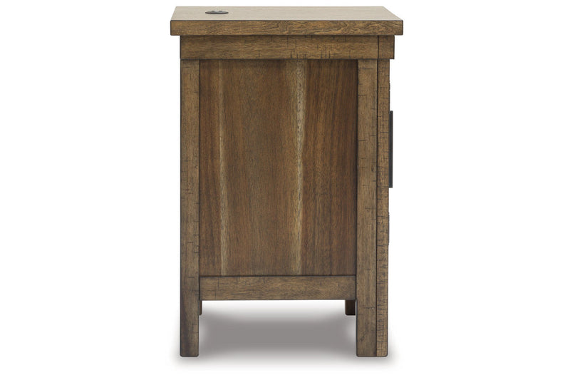 Moriville Grayish Brown Lift-top Coffee Table and 2 Chairside End Tables -  Ashley - Luna Furniture