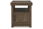 Boardernest Brown Coffee Table and 2 End Tables -  Ashley - Luna Furniture