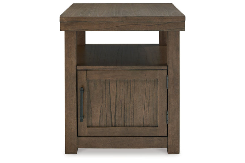 Boardernest Brown Coffee Table and 2 End Tables -  Ashley - Luna Furniture