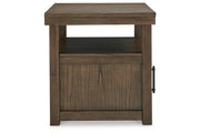Boardernest Brown Coffee Table and 2 End Tables -  Ashley - Luna Furniture