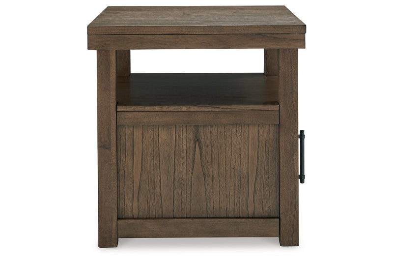Boardernest Brown Coffee Table and 2 End Tables -  Ashley - Luna Furniture